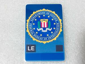 アメリカ 人気 映画 ドラマ グッズ FBI アメリカ合衆国連邦捜査局 風 IDカード S11 ブランク（未記入） 海外ドラマのプロップタイプです ☆