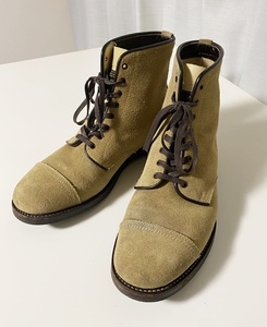 美品☆【ROUGH AND RUGGED】MIL 8HOLE BOOTS ミル ８ホールブーツ L ラフアンドラゲッツ