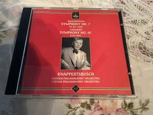 クナーパーツブッシュ　ベートーヴェン　交響曲第7 ミュンヘン　モーツァルト　ジュピター　ウィーン
