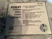 アントン・ヴェーベルン指揮　BBC交響楽団　ベルグ　バイオリン協奏曲　　ガリマール四重奏団_画像2