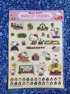 超レア●ハローキティ*ステッカー*HELLO KITTY MASCOT STICKERS*アクセサリーシール旧車デコトラ*誕生ほやほや1976年当時物昭和レトロ