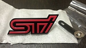 Subaru Genuine WRX STi Impreza Grille バッジ Emblem オーナメント ピンク チェリーレッド G11 GDB New item 未使用 縁No