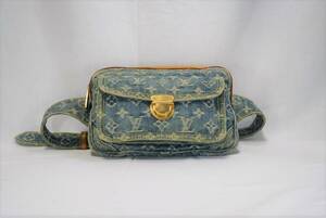 【激レア】ルイヴィトン バムバッグ モノグラムデニム M95347 ボディバッグ 1139　Louis Vuitton Bum Bag Monogram Denim Body Bag