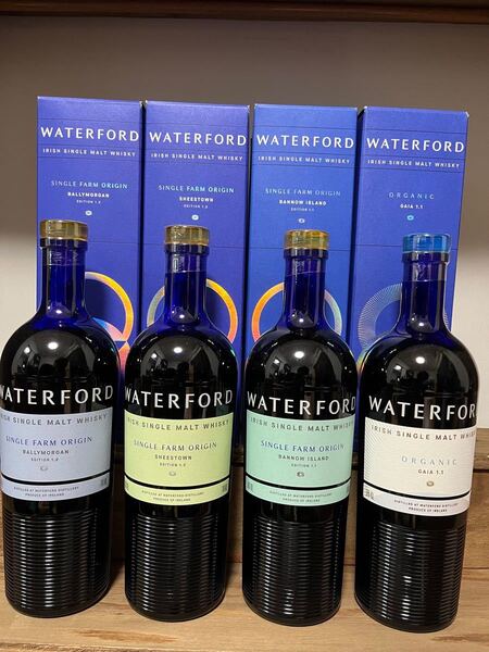 ウォーターフォード WATERFORD 4本セット シングルモルトウイスキー