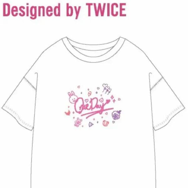 twice oneceday ファンミーティング限定　Tシャツ★XL★新品未開封★白★LIVE 半袖Tシャツ★送料込み★