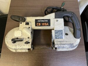 HITACHI/日立 120㎜ ロータリバンドソー CB12SA バンドソー 100V 帯鋸盤/鉄工/切断/パイプ/ヒタチ 稼動品