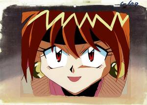  Slayers lina= Inver s cell picture animation original picture background . Kanzaka Hajime . rice field . guarantee beautiful tv Tokyo Easy * film [A153]