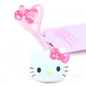  Hello Kitty hair elastic mascot hair elastic Mli bon pin k hair ornament Aurora Sanrio sanrio