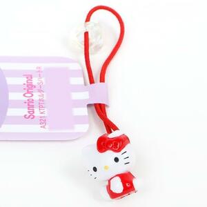  Hello Kitty hair elastic mascot hair elastic S( Heart ) red hair ornament Sanrio sanrio