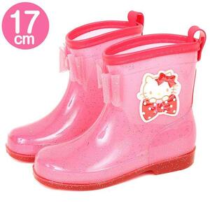 Hello Kitty Kids Boots 17 см. Короткая длина дождь сапоги детские девушки милый персонаж Санрио Санрио