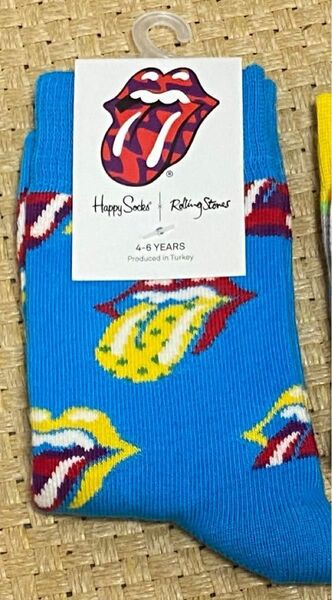 Happy SOCKS ハッピーソックス　4〜6歳用　ローリングストーンズ