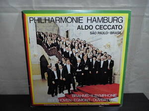 *【LP】PHILHARMONIE HAMBURG / ALDO CECCATO / BRAHMS, BEETHOVEN （BRASIL盤）