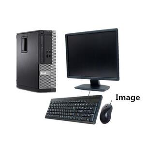 中古パソコン Windows 7 Pro 32bit 17インチ液晶セット/DELL Optiplex シリーズ Core i5～/メモリ4GB/HDD160GB/DVD-ROM