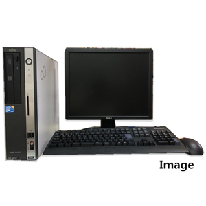 中古パソコン Windows XP Pro 32bit 19インチ液晶セット 富士通 ESPRIMO Dシリーズ Celeron～/メモリ2G/HDD1TB/DVD-ROM