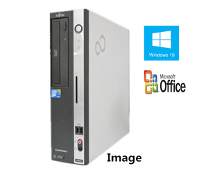 中古パソコン Windows 10 Pro 64Bit Microsoft Office Personal 2010付属 富士通 Dシリーズ Core i5/メモリ8G/HD160GB/DVD-ROM