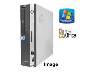  б/у персональный компьютер Windows 7 Pro 64Bit Microsoft Office Personal 2010 приложен Fujitsu D серии Core i5/ память 8G/HD500GB/DVD-ROM
