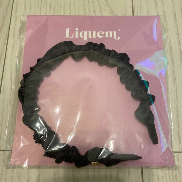 Liquem サテンギャザーカチューシャ　新品