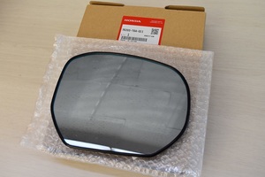  free shipping Honda Odyssey RC1/RC2/RC4 mirror lens right new goods breaking the seal ending unused 76203-T6A-Q11 heater attaching,BSI less, mirror sub Assy