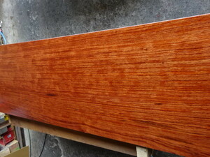 ブビンガNO,202　2000×420×27　人気商品　無垢一枚板　棚板テーブル・インテリア制作　リフォームDIY材料　小物制作