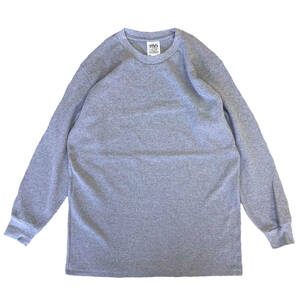 SHAKA WEAR シャカウエア　サーマル ロングスリーブ Tシャツ　ヘザーグレー XLサイズ 9oz THERMAL L/S TEE 長袖　ロンT　SHAKAWEAR