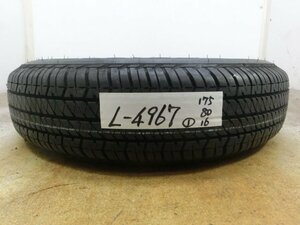 L-4967 溝あり ジムニー 中古タイヤ ブリヂストン DUELER H/T 684Ⅱ 175/80R16 91S (1本)