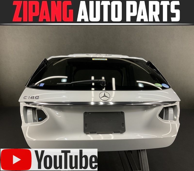 MB201 W205 C180T AV AMGスポーツ 前期 アルミ製 パワー リアゲート/バック ドア ◆775 イリディウムシルバーM 【動画有り】◎