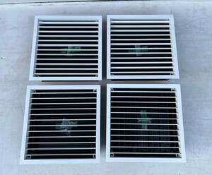  exhaust fan shutter unused goods * Manufacturers unknown [ 4 pcs together ] *