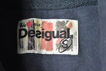 Desigual　デシグアル　落書きデザインスウェットジャケット　リビルド　再構築　ブルゾン　ジップアップ　アート　958M302_画像5