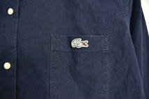 Lacoste ラコステ フラワー襟ボタンダウンシャツ　ブラウス　スモールロゴ レディース　シンプル　大人カジュアル　1034M305_画像6