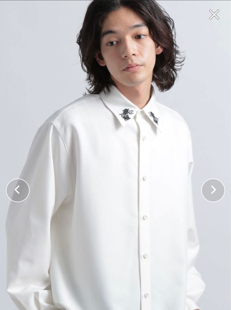 HARE ビッグカラーステッチシャツ ホワイト | uzcharmexpo.uz