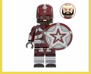 マーベル　アベンジャーズ　ミニフィグ LEGO 互換 ミニフィギュア レッドガーディアン lx