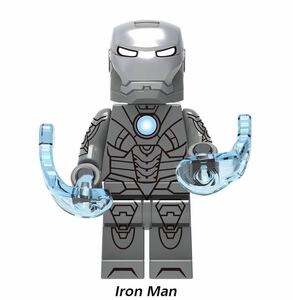 1体 アイアンマン マーベル アベンジャーズ　ミニフィグ LEGO 互換 ミニフィギュア 15h