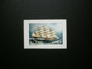 オーランド諸島発行 4本マストのバーク ポンメルン１００周年記念切手 １種完 ＮＨ 未使用