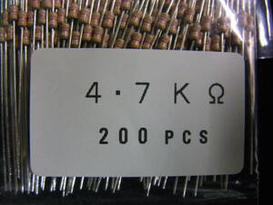 4.7KΩ 0.25W KOA CFS1 4CT26A181J 200 piece ×1 sack ---BOX29