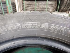 中古 195/55R15　2本　ダンロップ　111487　 タイヤ