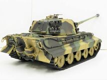 【塗装済み完成品戦車ラジコン】Ver.7.0 Heng Long（ヘンロン）製 2.4GHz 1/16 キングタイガー ヘンシェル砲塔 ☆3888A-1_画像5