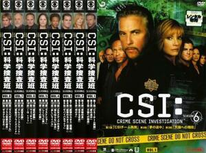 CSI:科学捜査班 シーズン6 全8枚 第1話～第24話 最終 レンタル落ち 全巻セット 中古 DVD 海外ドラマ