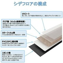 Makinolabs フロアタイル はめ込み 置くだけ ストーン S001 接着剤不要 床暖房対応 9枚セット フローリング_画像3