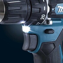 マキタ(Makita) 充電式震動ドライバドリル 18V6Ah バッテリ2本・充電器・ケース付 HP487DRGX 青_画像3