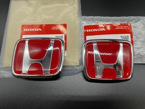 ■■■在庫有 即納 即決 希少 ホンダ純正 HONDA S2000 AP1 AP2 赤 レッド タイプR エンブレム 前後セット⑫