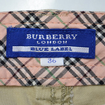 BURBERRY BLUE LABEL バーバリーブルーレーベル レディース カプリパンツ ライトベージュ　サイズ：36_画像3