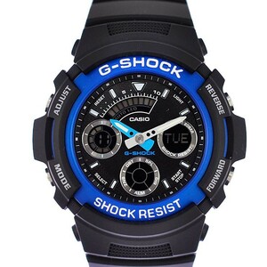 カシオ メンズ腕時計 G-SHOCK AW-591-2AJF CASIO 文字盤黒 クオーツ 樹脂