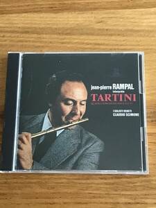 ERATO タルティーニ　　フルート協奏曲集　　ジャン＝ピエール・ランパル、　クラウディオ・シモーネ　　