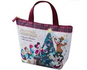 * Disney Disney Land Disney sheath - red Alain chi case Hsu red Alain chi case Christmas tote bag lunch back 