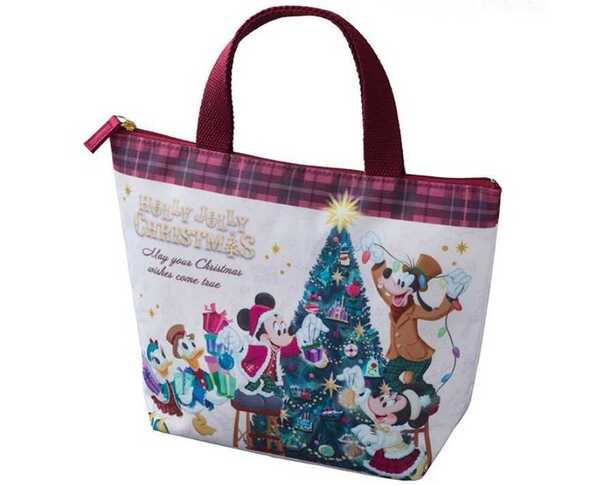 ★ディズニー ディズニーランド ディズニーシー スーベニアランチケース スーベニア ランチケース クリスマス トート ランチバック