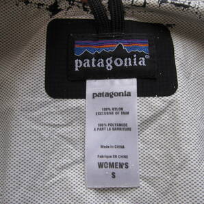 PATAGONIA パタゴニア h2no マウンテンパーカー レディースS ブラック ナイロン100 USED/裏地難有 アウトドア キャンプの画像2