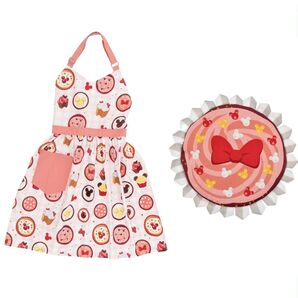 海外パーク ディズニー エプロン ミトン 鍋つかみ 2点セット スイーツ お菓子