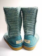 アグ UGG ニット ブーツ us5 22.0cm T238-77_画像3