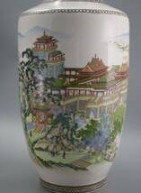 半額セール　中国陶磁器　白瓷 花瓶 茶道具 花生 飾り 花器 置物　高さ47cm　口径13cm　底径12.8cm_画像3