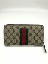 質屋出品【GUCCI】グッチ 長財布 GGスプリーム キャンバス ジップアラウンドウォレット_画像2